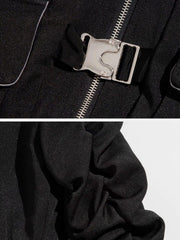 Function Multi Pockets Folds Jacket