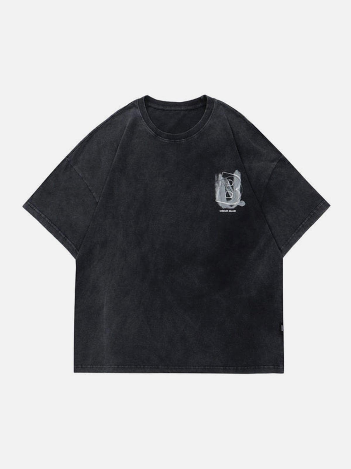 Spray Paint Washed Graphic Tee