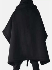Dark Bat Cloak Cape Wizard Hooded Coat