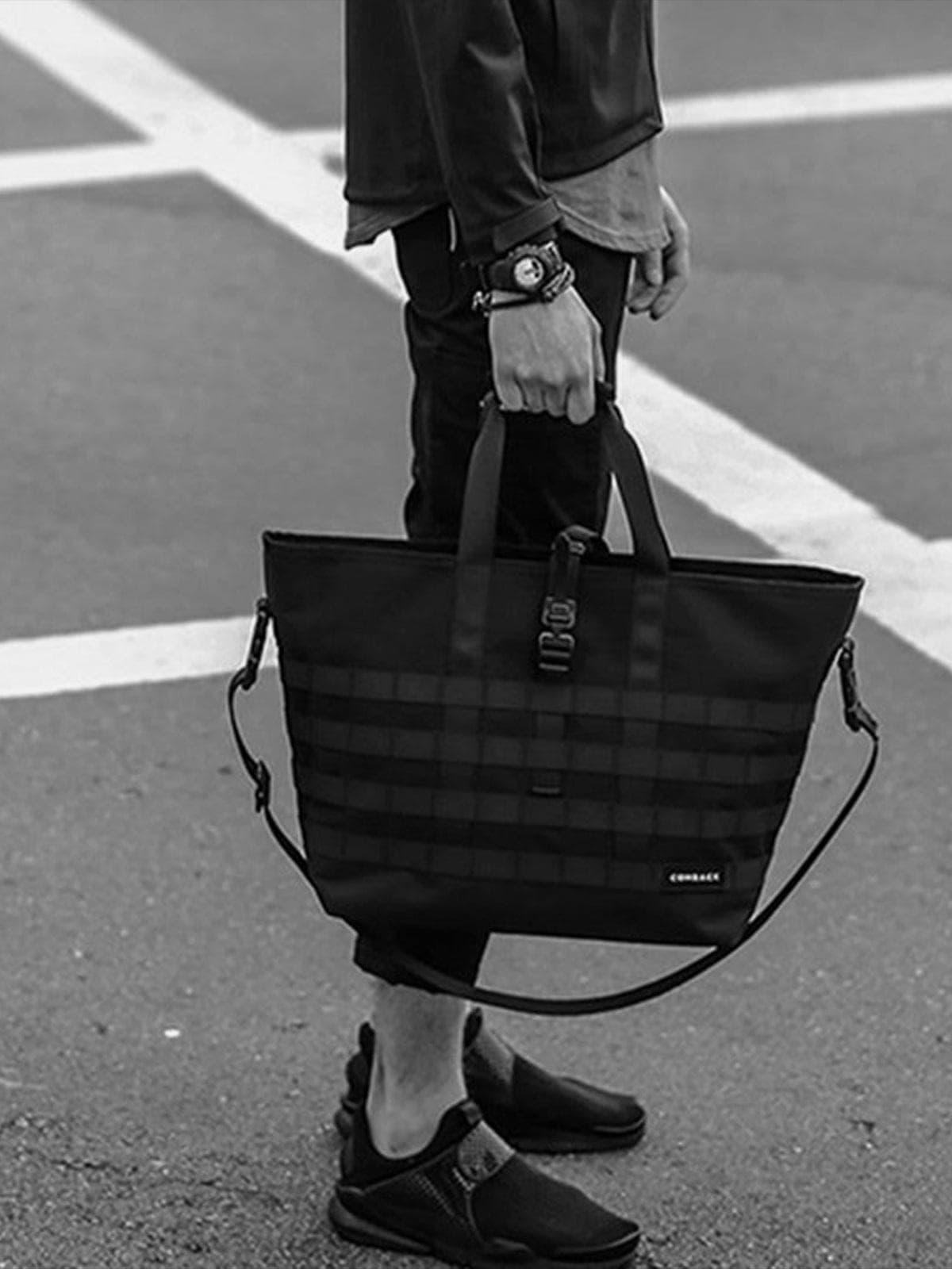 Functional Woven Shoulder Messenger Bag