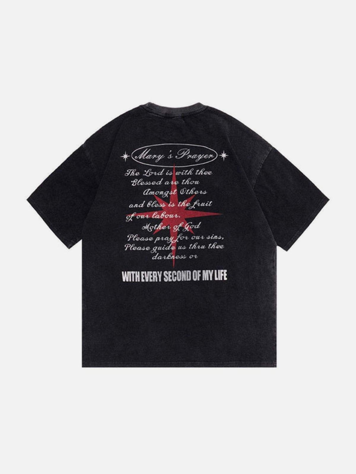 Letter Graphic Oversized Tee