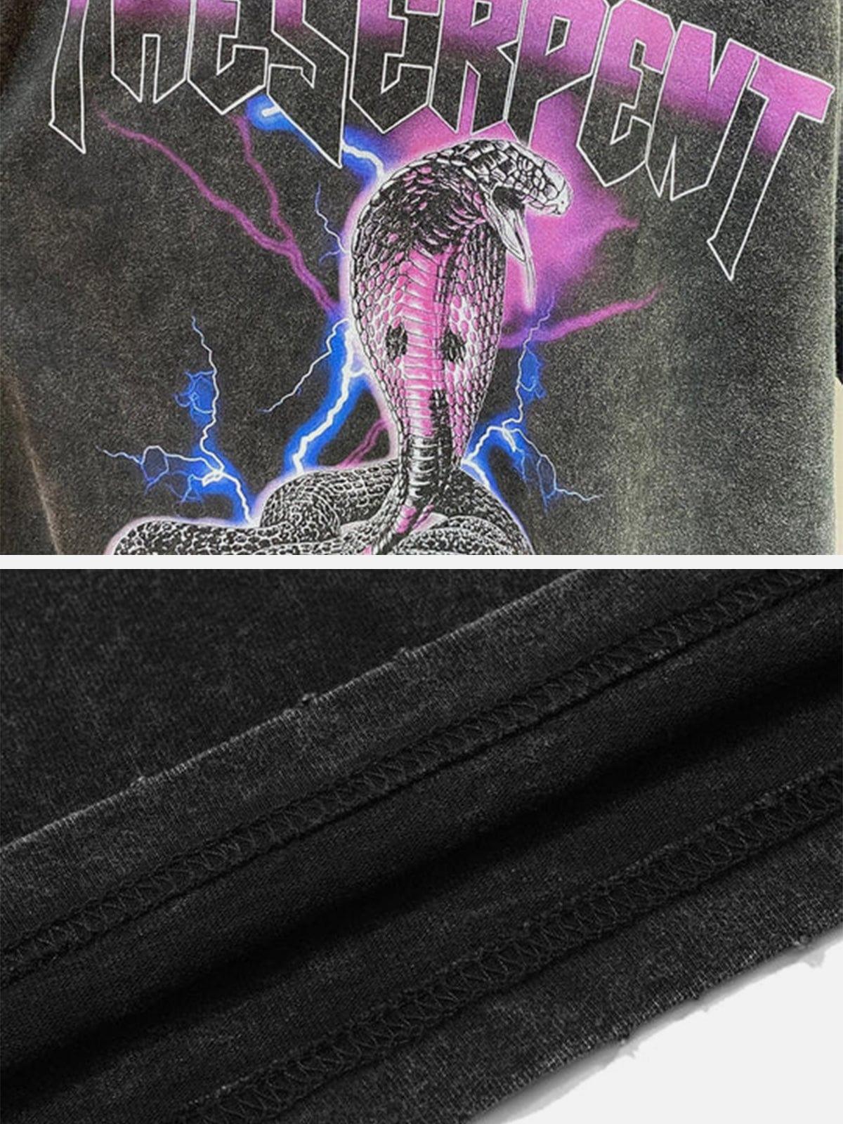 Vintage Washed Cobra Graphic Tee