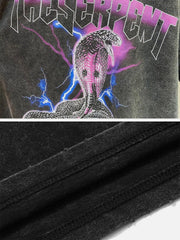 Vintage Washed Cobra Graphic Tee