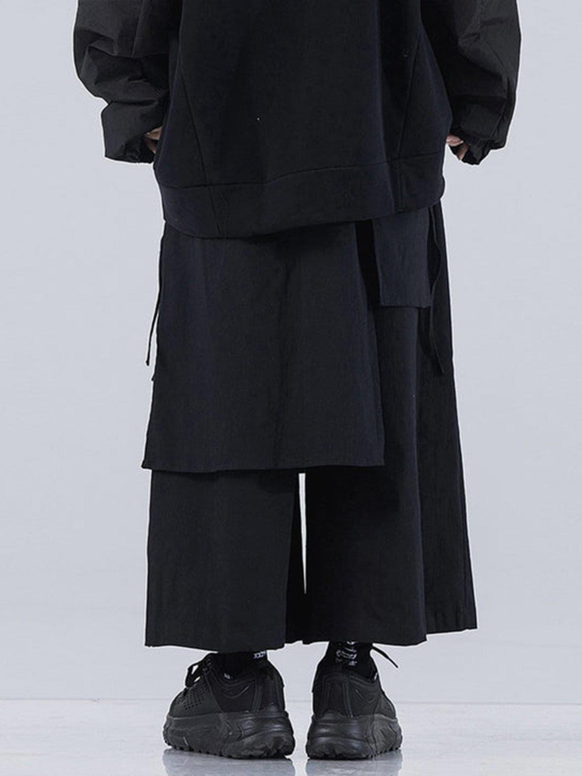 Dark Irregular Harem Pants