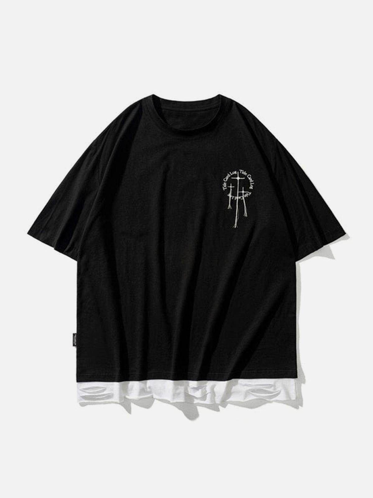 Tassel Cross Graphic Tee