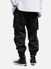 Dark Pockets Folds Pants