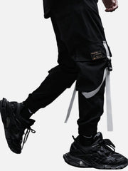 Label Barcode Print Cargo Pants