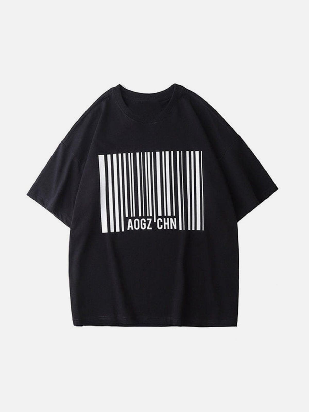 Barcode Cotton Graphic Tee