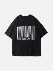 Barcode Cotton Graphic Tee