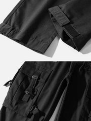 Combat Ribbons Pockets Cargo Pants