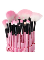 Makeup Tools 32 Pcs Makeup Brushes Wooden Color