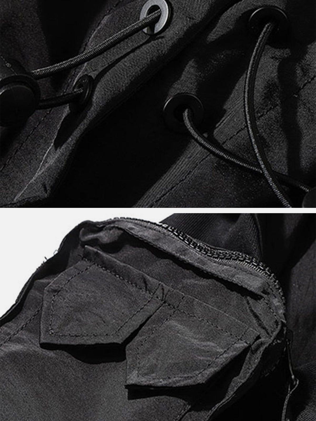 Fake Two Shawls Hoodie