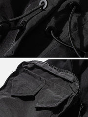 Fake Two Shawls Hoodie