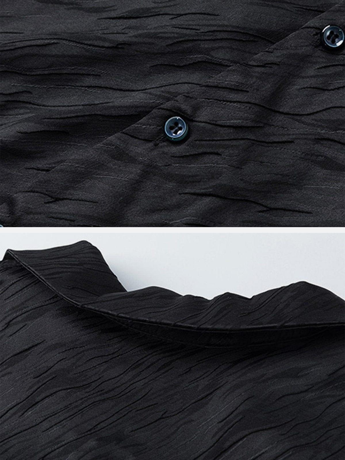 Textured Short Sleeve Shirt