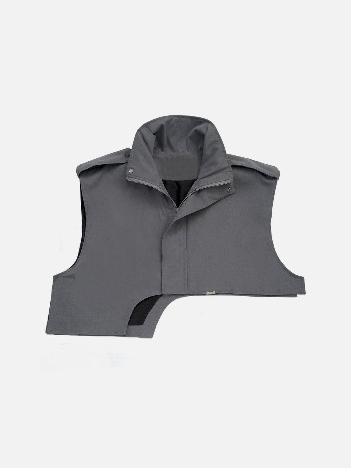Function Irregular Cropped Vest