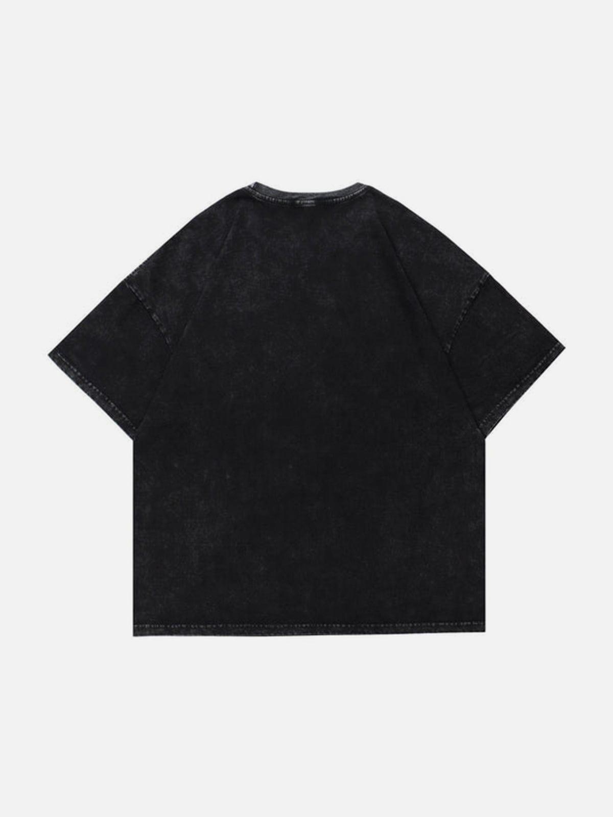 Bombing Letters Washed Graphic Tee