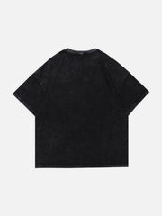 Bombing Letters Washed Graphic Tee