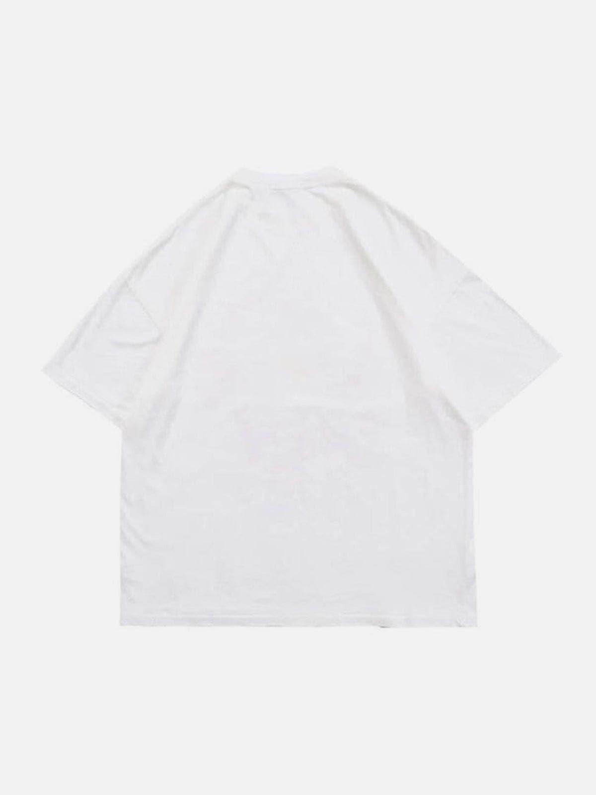 Dark Graffiti Oversized Tee