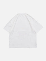 Dark Graffiti Oversized Tee