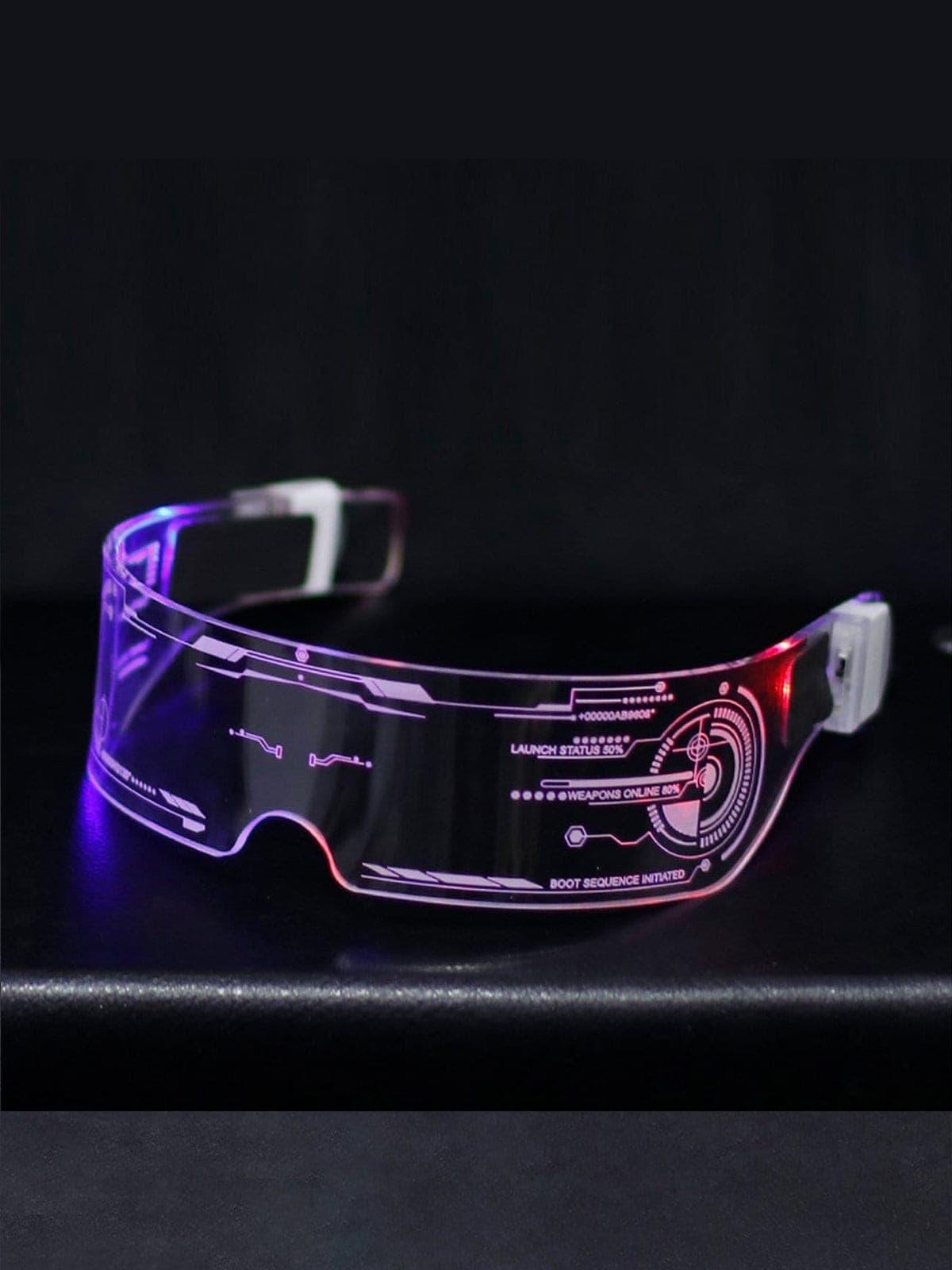 Cyberpunk Cool Wireless LED Glasses