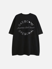 Flower Plant Letters Bombing Graphic Tee