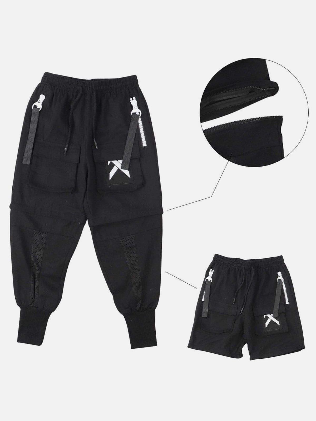 "X Dark" Zip-up Camo Pants