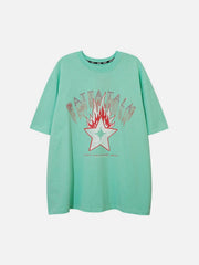 Burning Star Graphic Tee