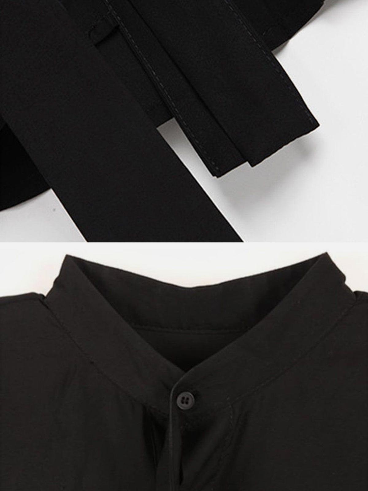 Long Tie Long Sleeve Shirt