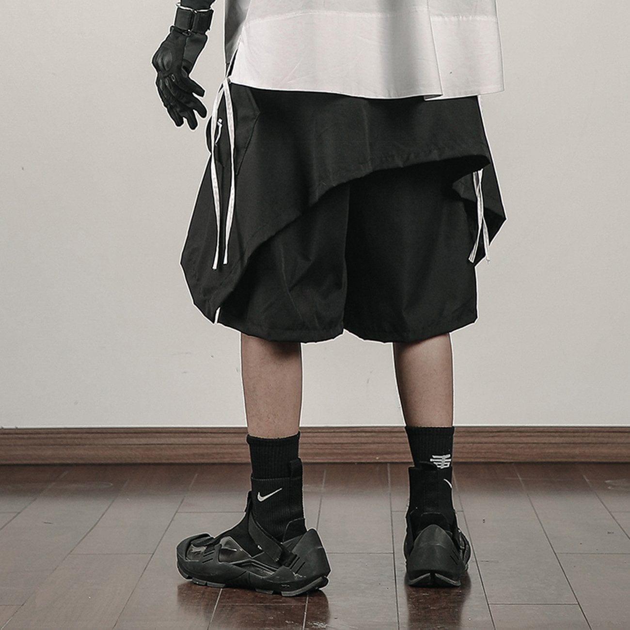 Detachable Apron Cargo Shorts