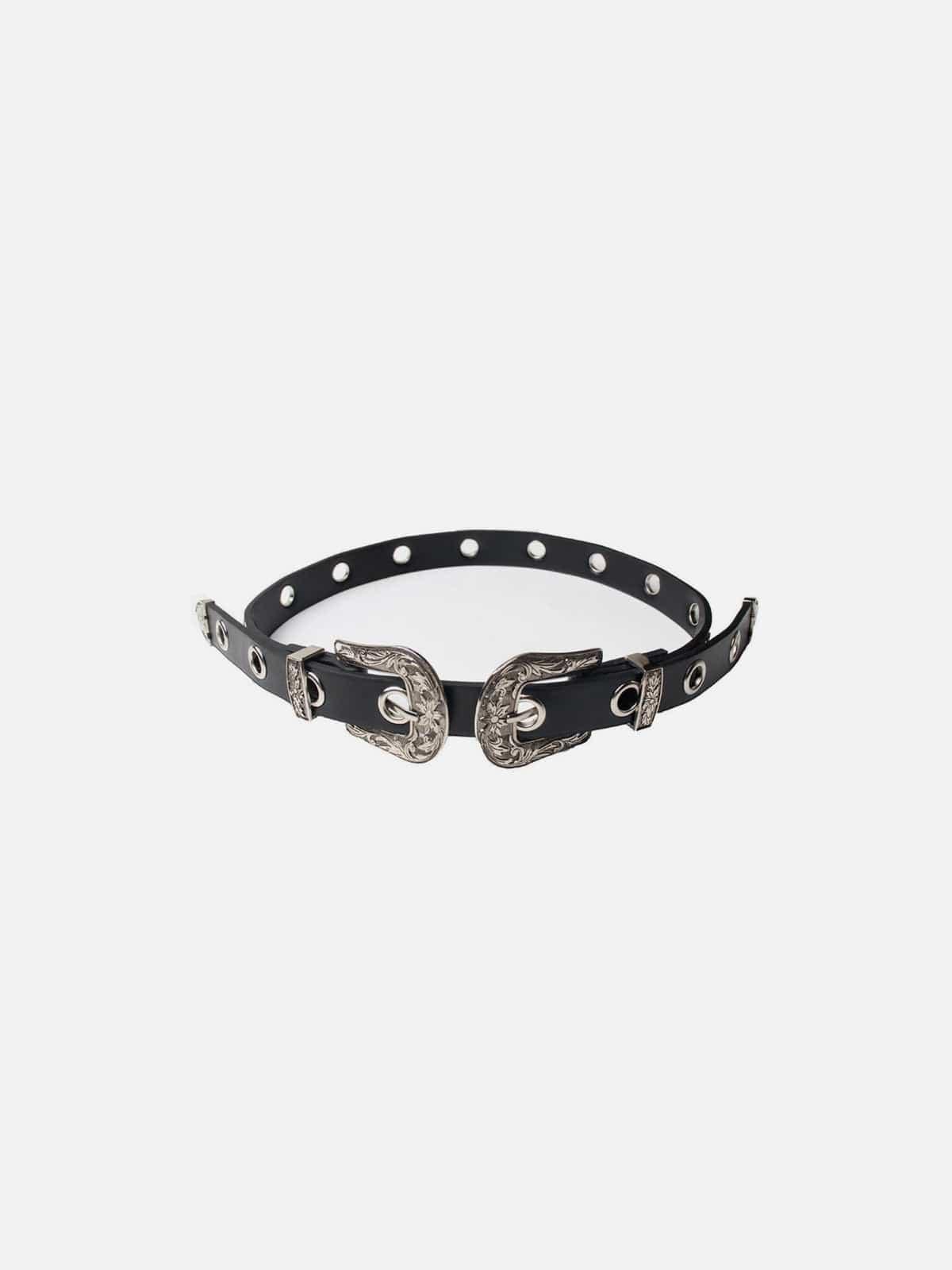 Punk Personalized Chain Rivet Decoration Belt