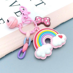 Kawaii Rainbow Keychain