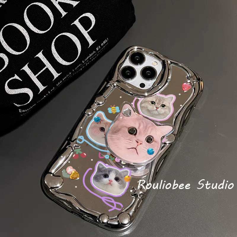 Kawaii Kitten Mirror Phone Case