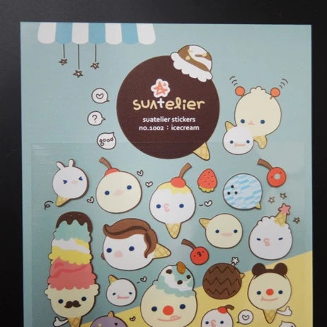 Cute Ice Cream Sticker