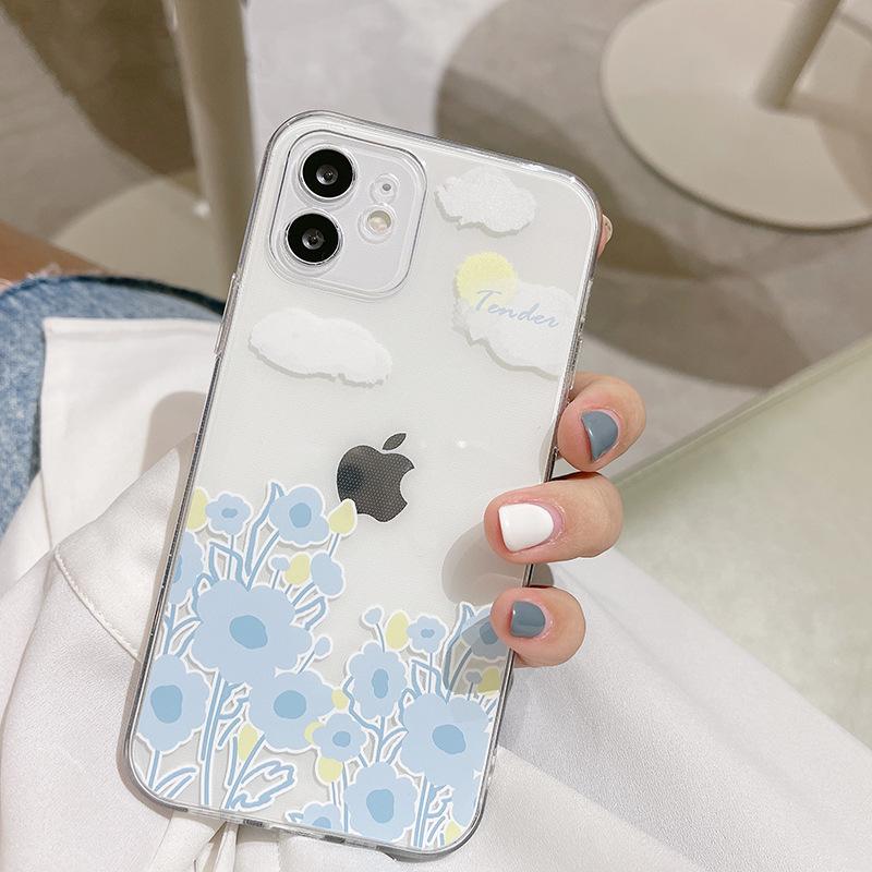 Blue Flowers Phone Cases