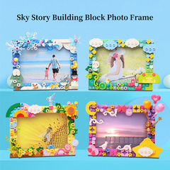 DIY Building Blocks Photo Frame Ornament