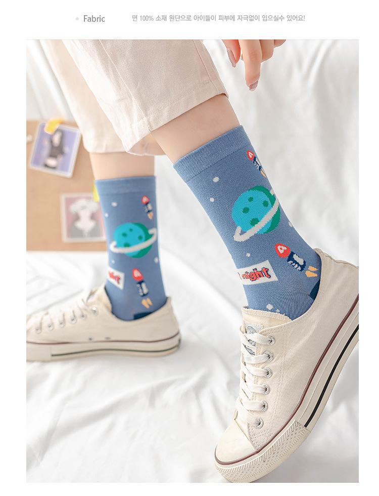 Cartoon Planet Anime Socks