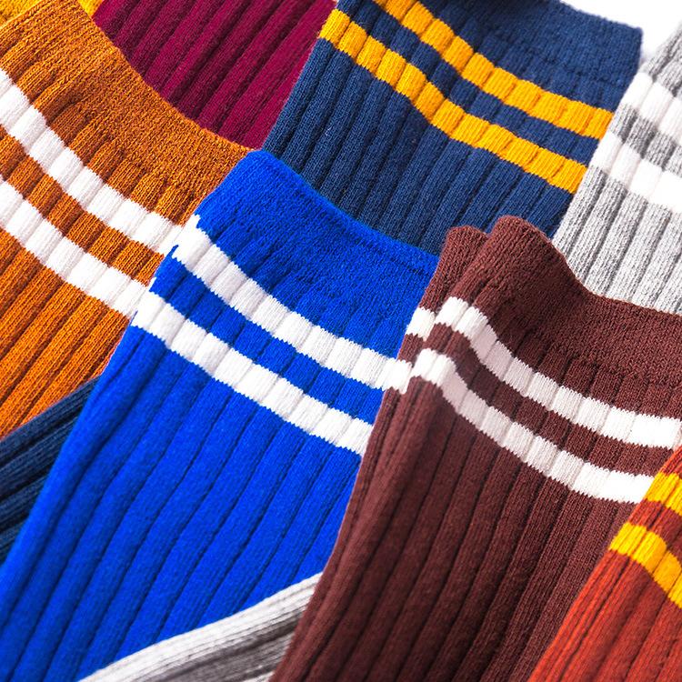 Korean Style Striped Socks