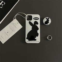 Black Bunny Phone Case