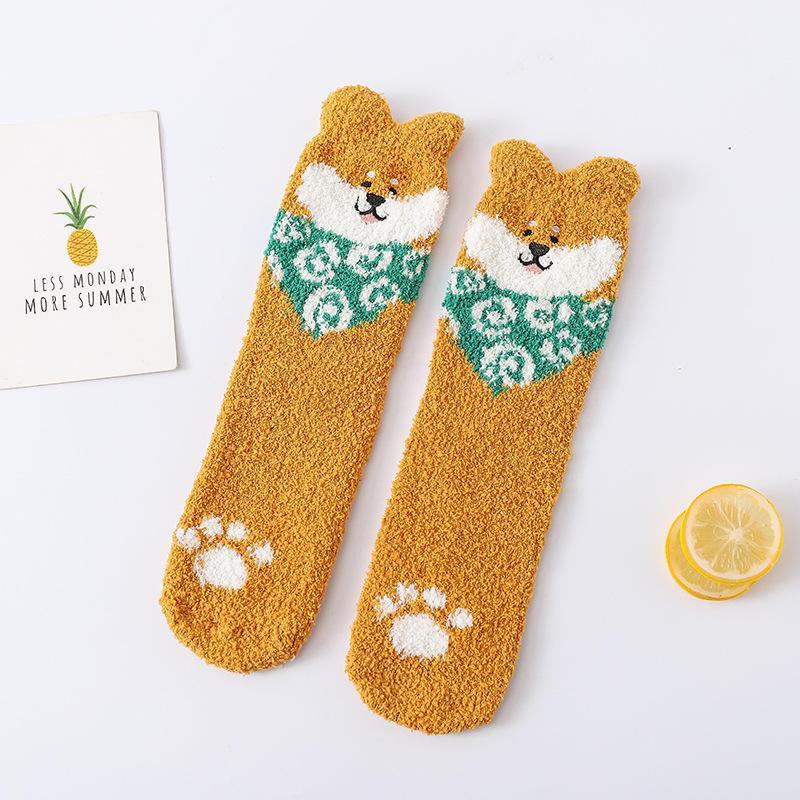 Cute Shiba Inu Floor Socks