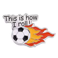 Creative Football Lovers Pins