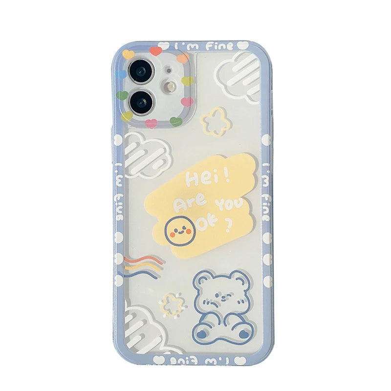 Cartoon Cloud Bear Phone Case