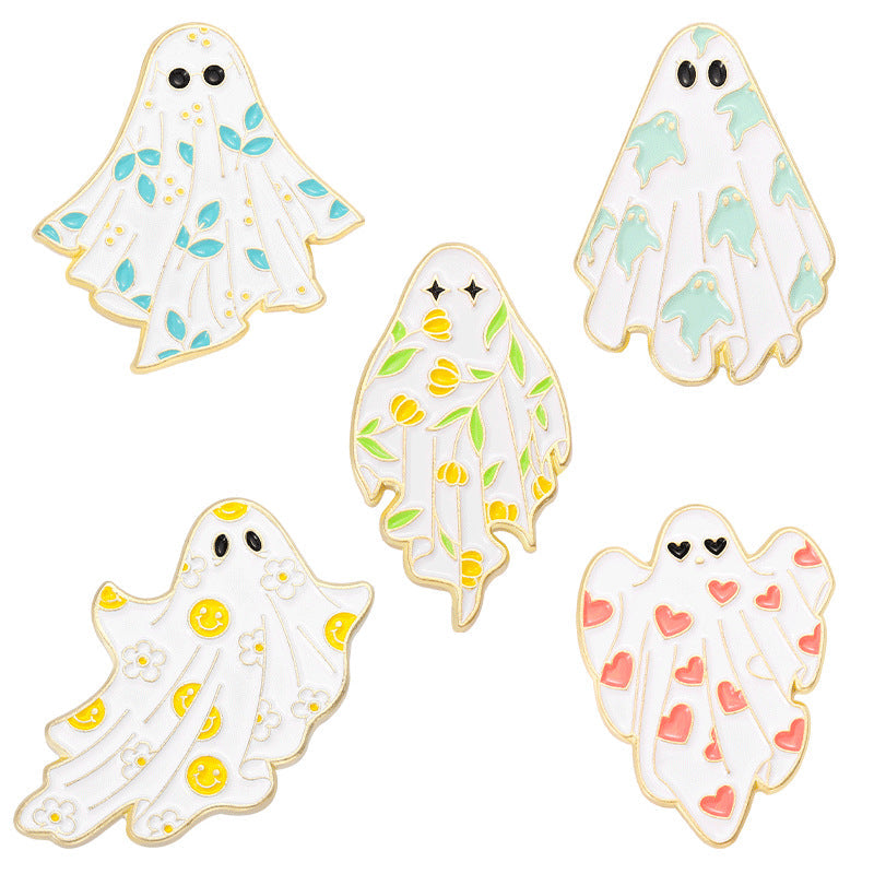 Halloween Cartoon Ghost Pins