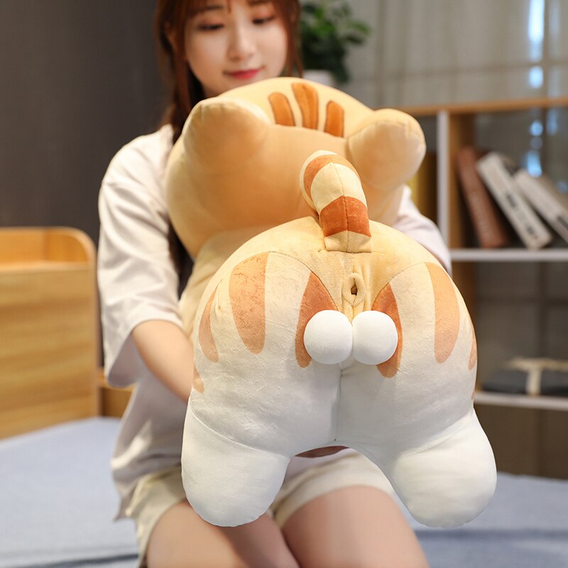 40-100cm big size Butt Cat Pillow Cute Animal Stuffed Plush Toy Doll for Kids Lovely Soft Sleep Pillow Gift for Girl