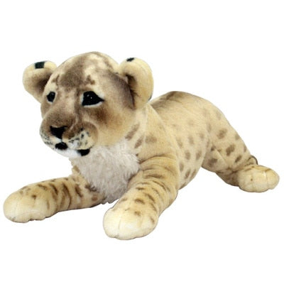 40-60cm 4 Styles Soft Stuffed Animals Lying Tiger Plush Toys Pillow Lion Peluche Kawaii Leopard Doll Girl Toys For Children