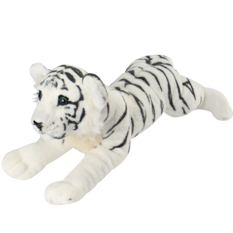 40-60cm 4 Styles Soft Stuffed Animals Lying Tiger Plush Toys Pillow Lion Peluche Kawaii Leopard Doll Girl Toys For Children