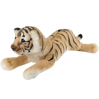 40-60cm 4 Styles Soft Stuffed Animals Lying Tiger Plush Toys Pillow Lion Peluche Kawaii Leopard Doll Girl Toys For Children