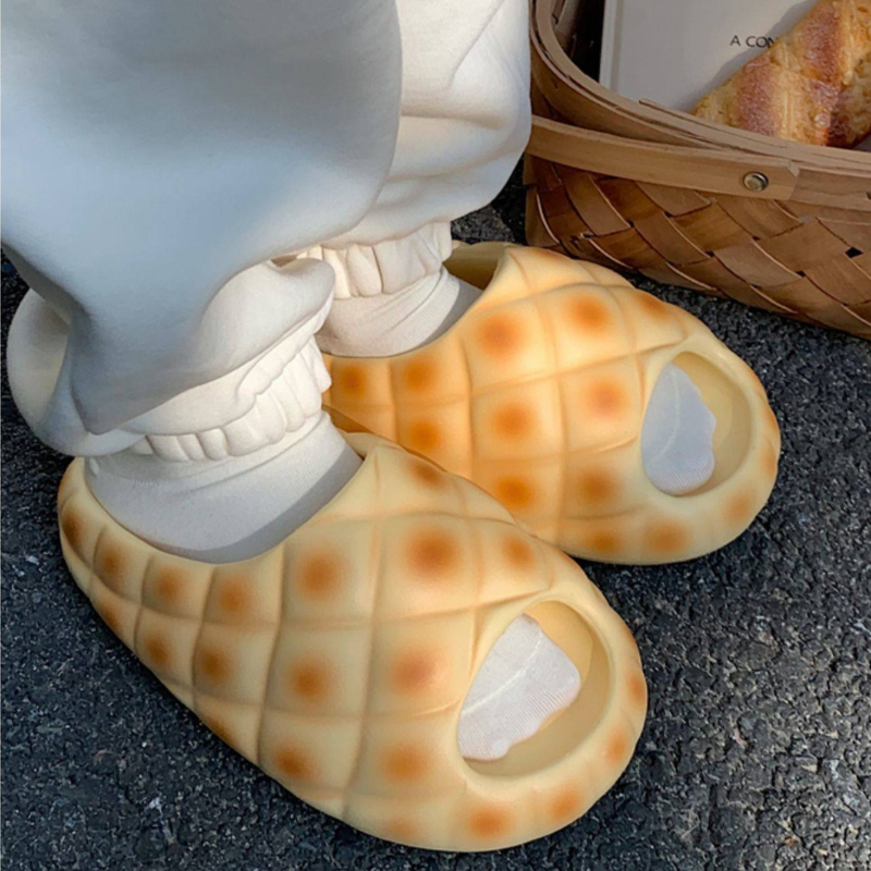 Kawaii Pineapple Bun Slippers