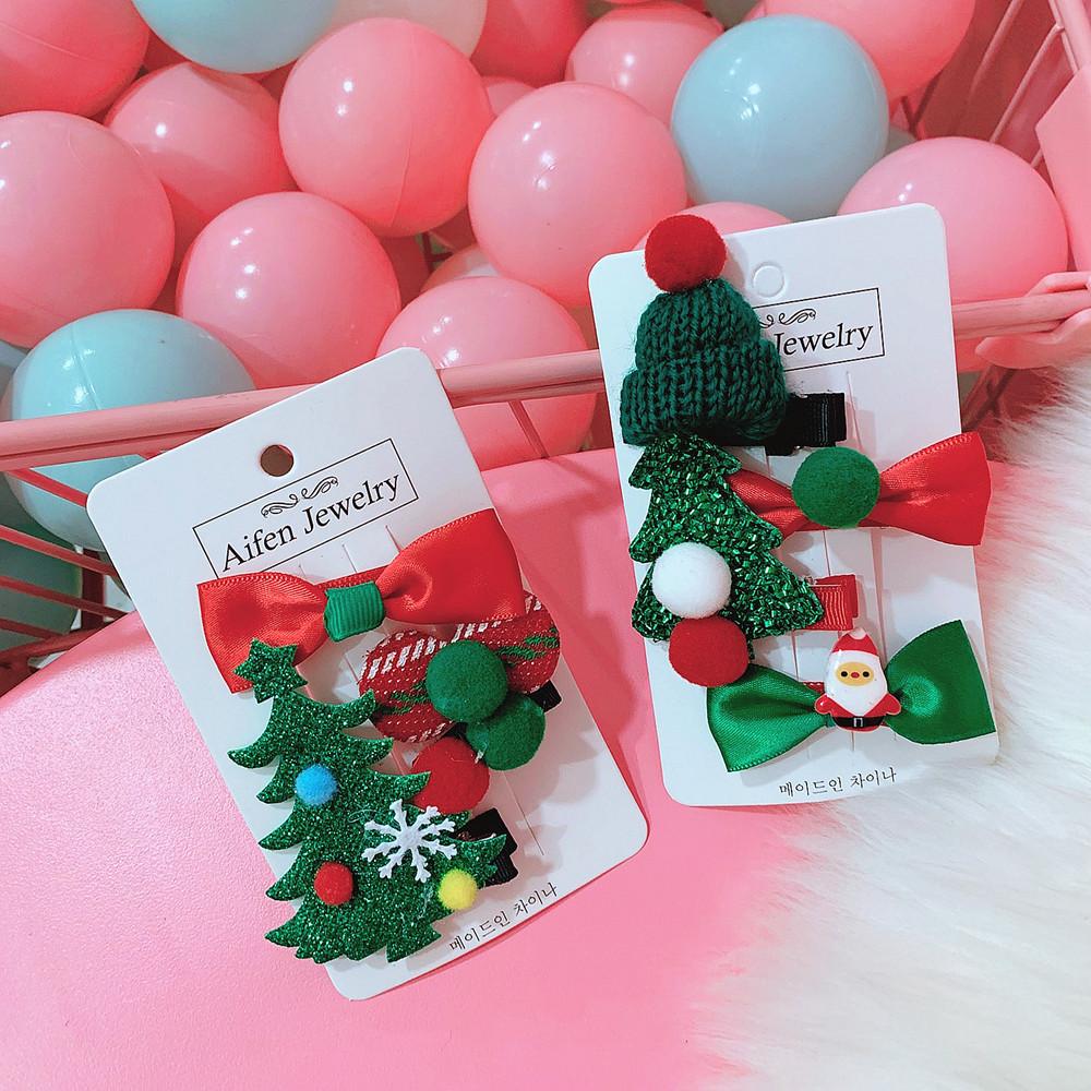 Christmas Cute Baby Hairpin Set