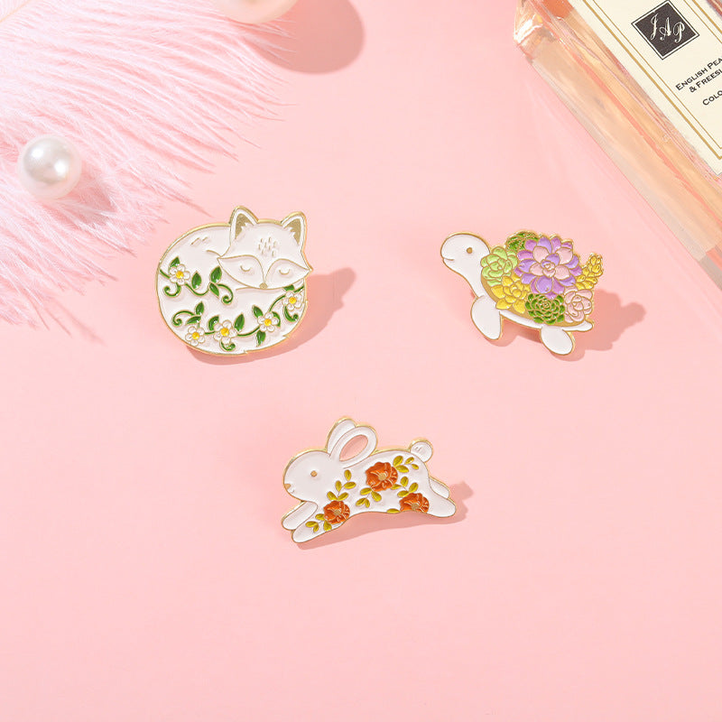 Cartoon Cute Snail Turtle Pins