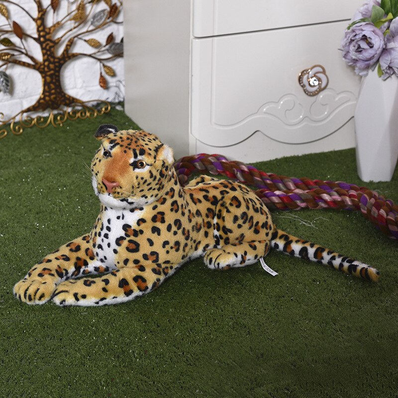 40cm-120cm Simulation Leopard Panther simulation animal gift plush high quality classic toys for children gift free shipping